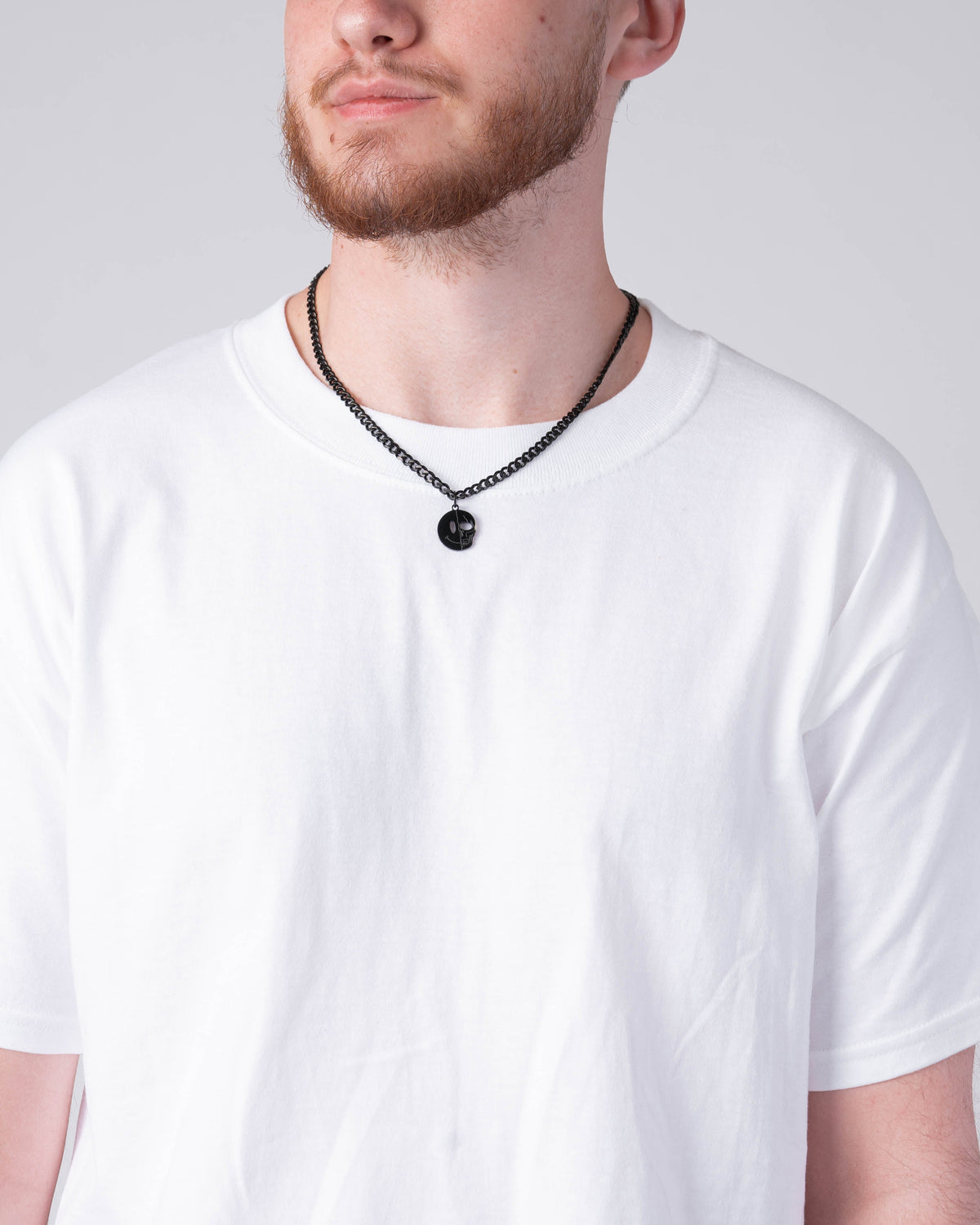 Skull Smiley Necklace lifestyle photo