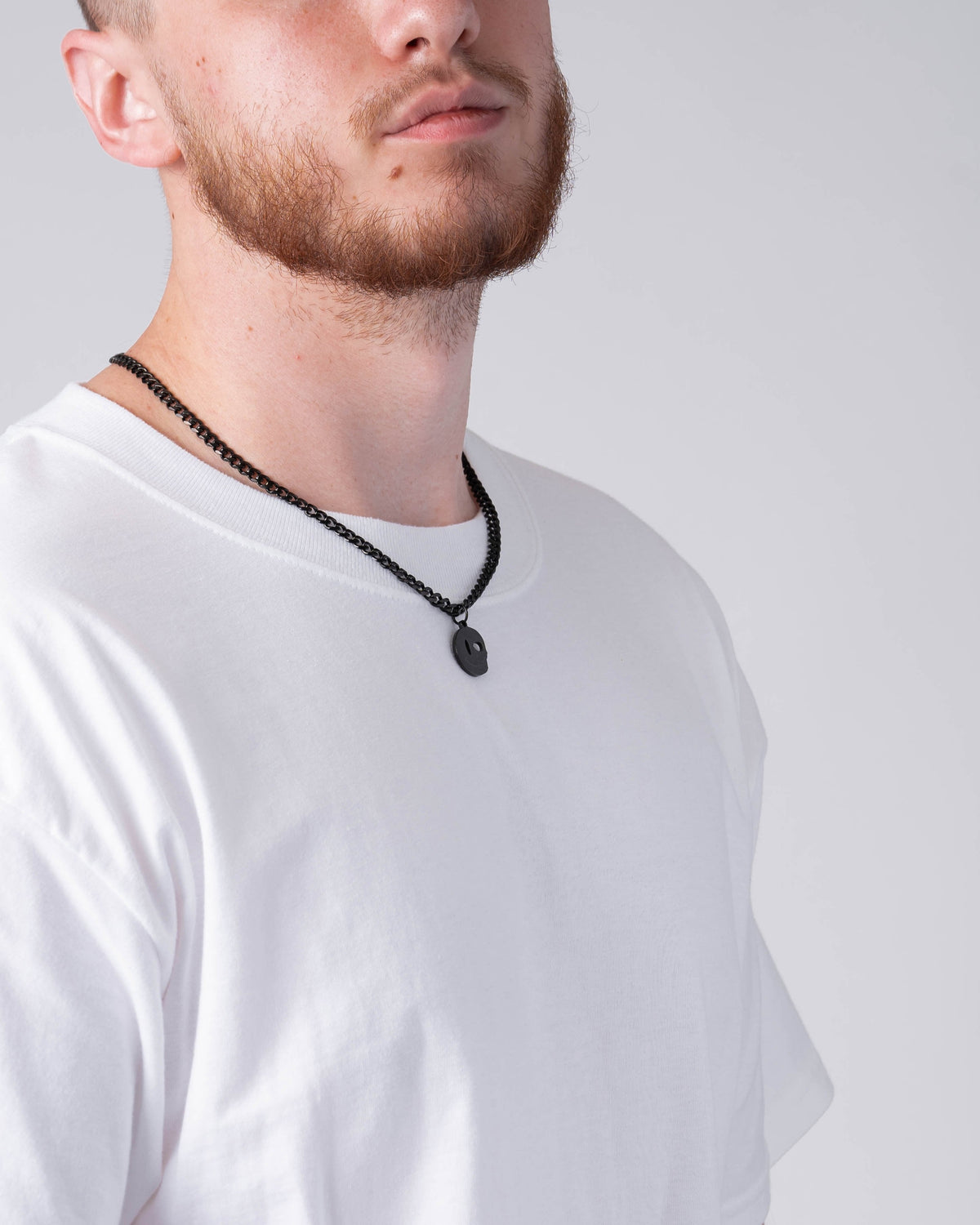 Skull Smiley Necklace lifestyle photo