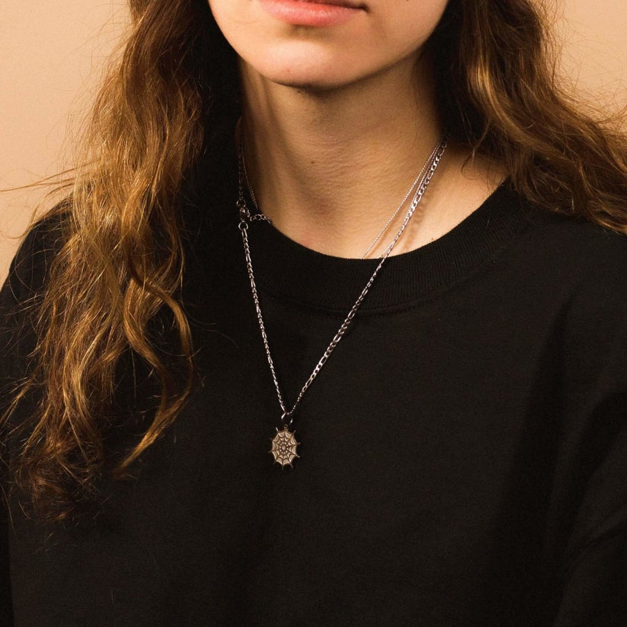 Spider Web Necklace lifestyle photo