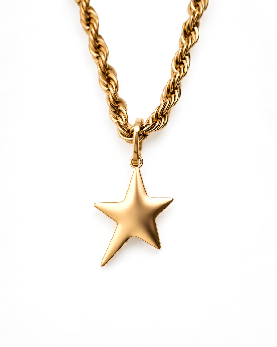 Star Necklace in 18k Gold