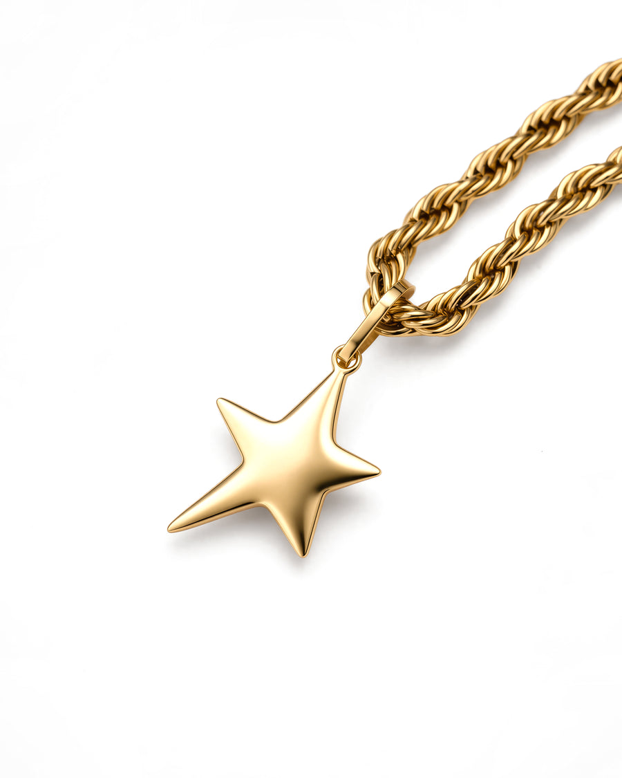 Star Necklace in 18k Gold