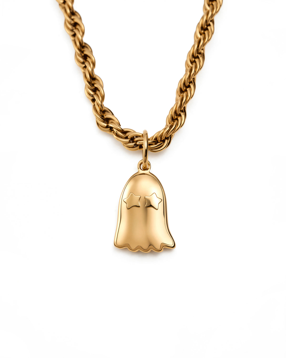 Starry Ghost Necklace in 18k Gold