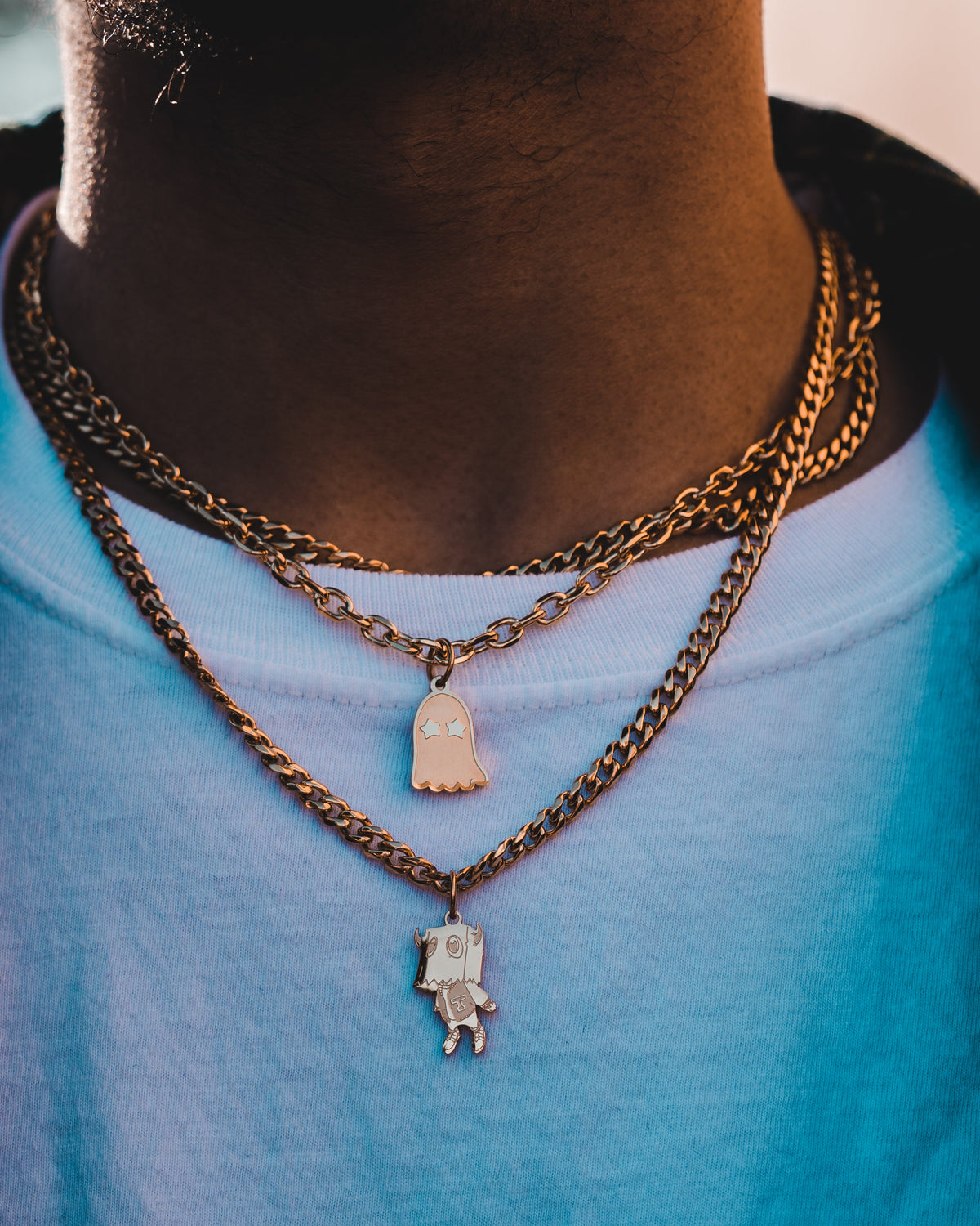 Starry Ghost Necklace lifestyle photo