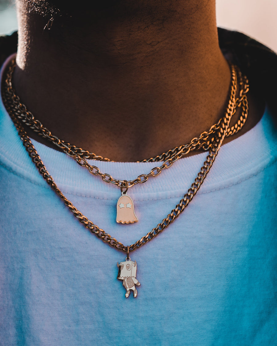 Starry Ghost Necklace lifestyle photo