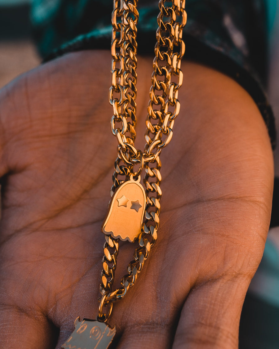 Starry Ghost Necklace lifestyle photo