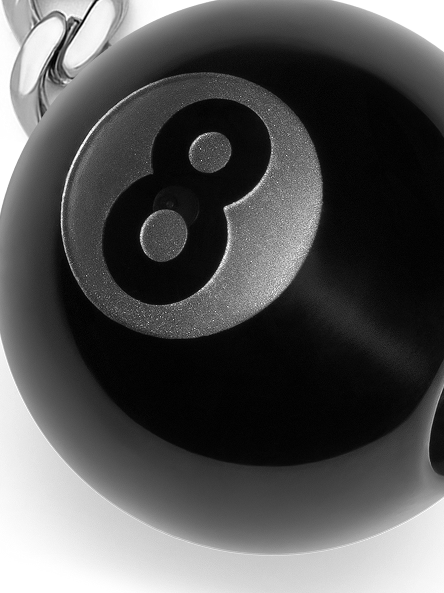 8 Ball Necklace (Steel)
