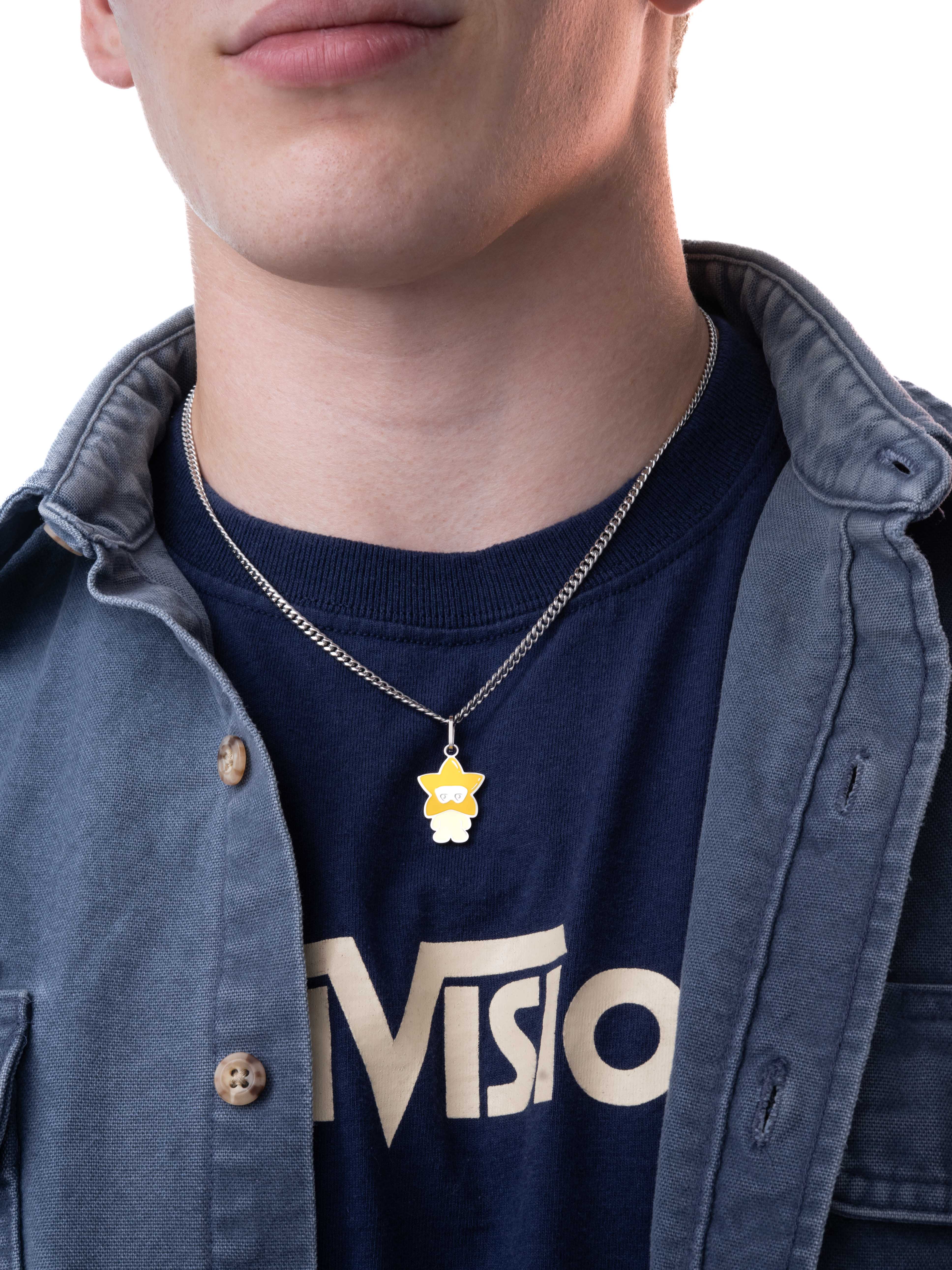 Star Boy Necklace (Butter & Steel) – Thryfty