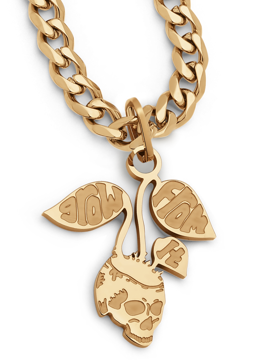 Grow From It Necklace Gold Thryfty