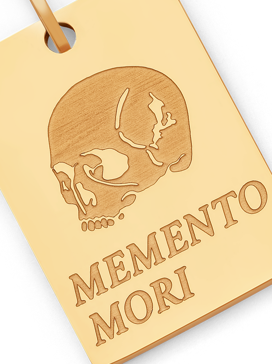 Memento Mori Necklace (Gold)
