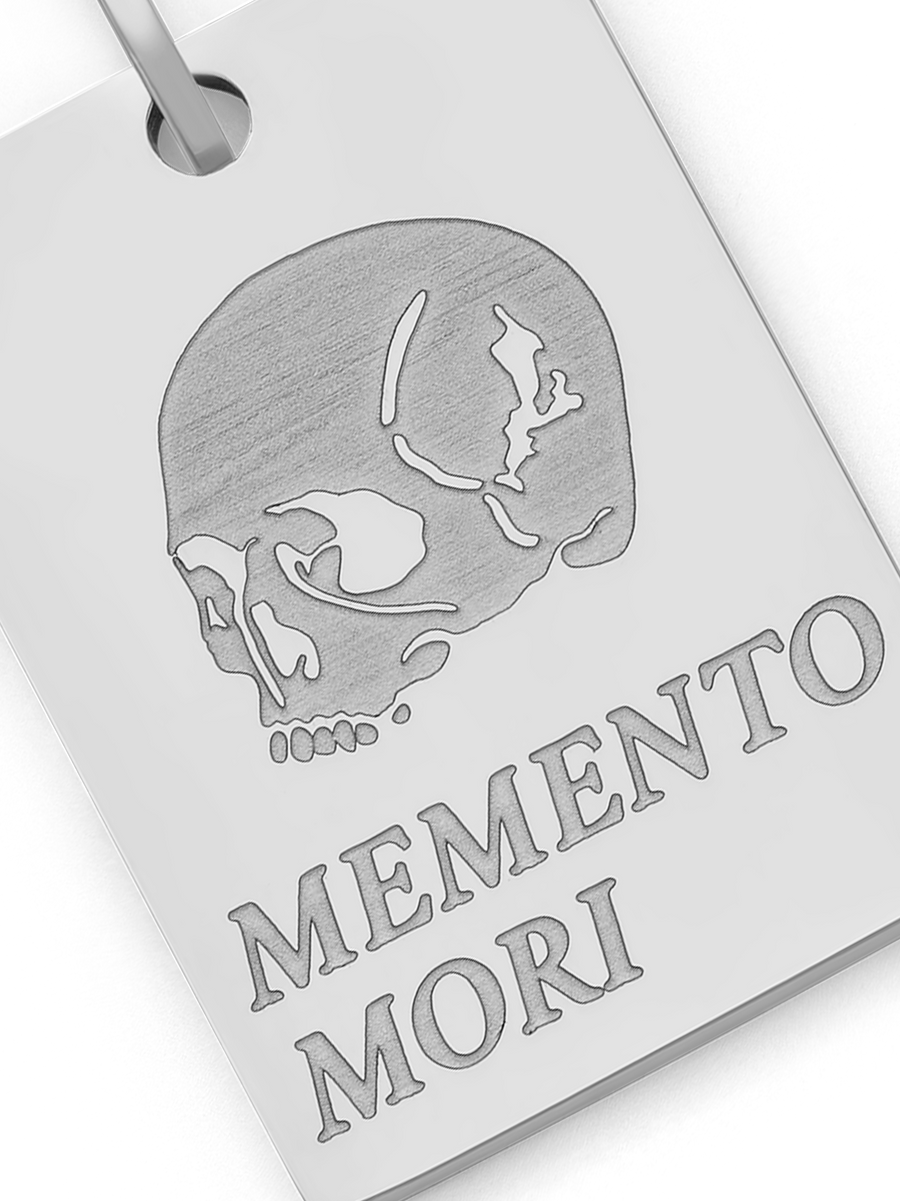 Memento Mori Necklace (Steel)