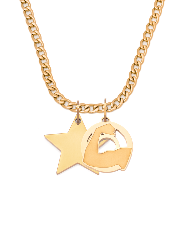 One Man Army Perk Necklace (Gold)
