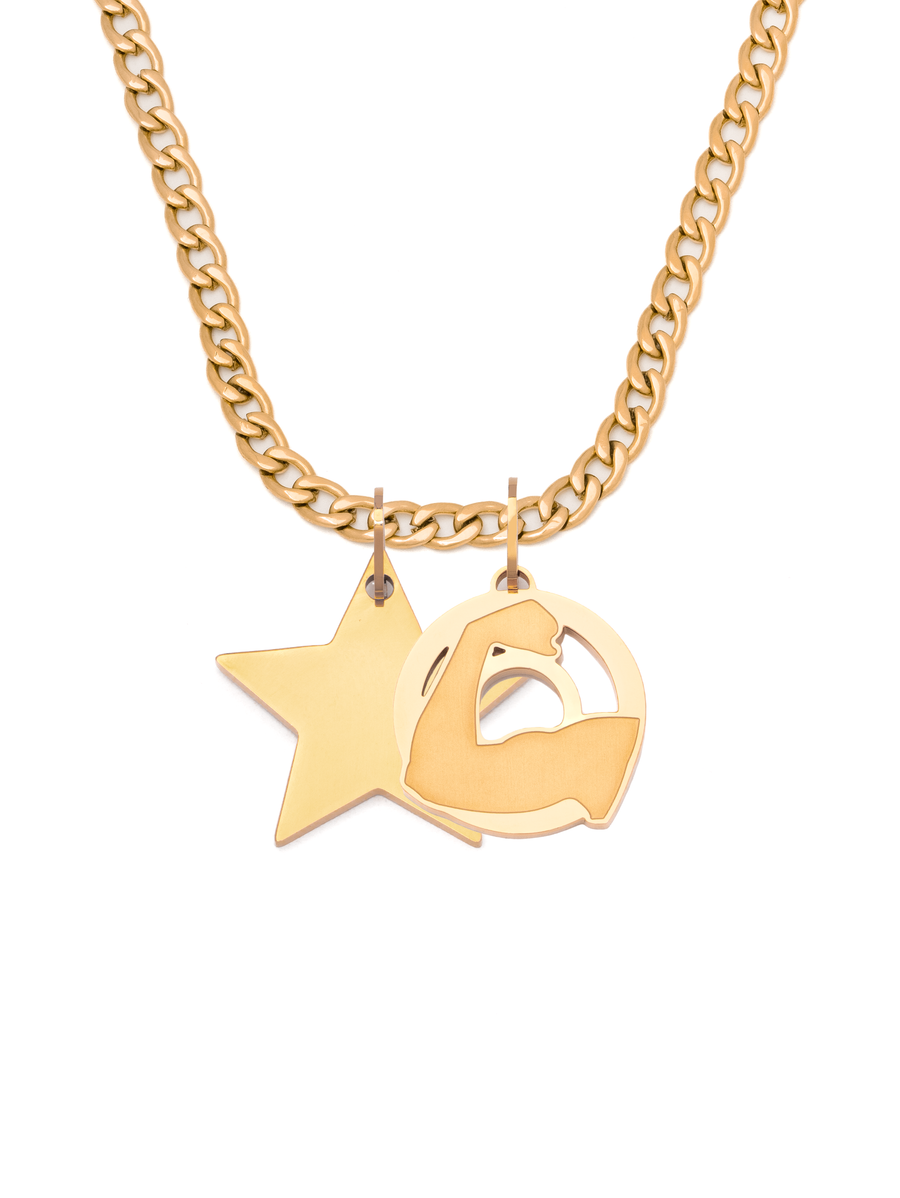 One Man Army Perk Necklace (Gold)