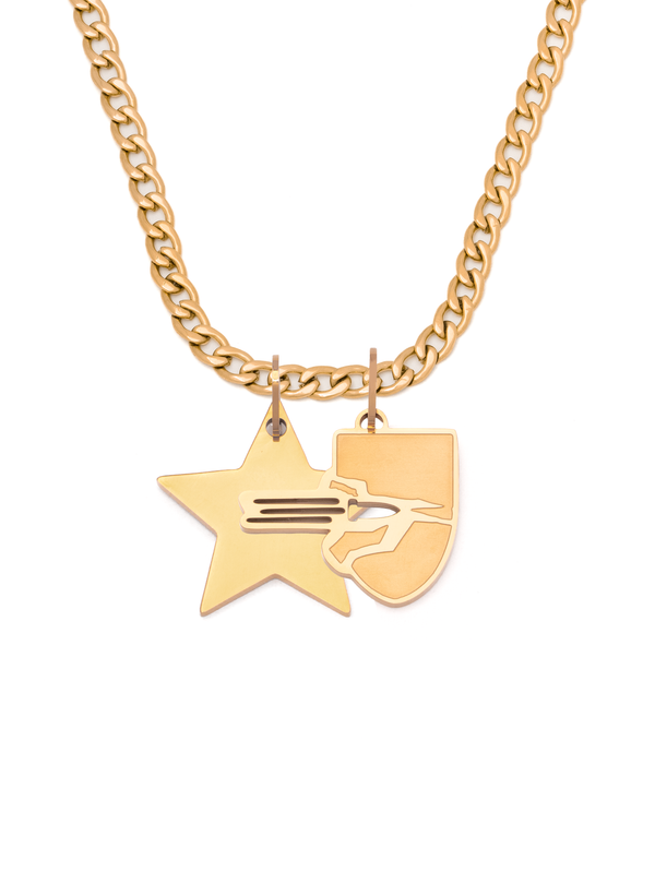 Stopping Power Perk Necklace (Gold)
