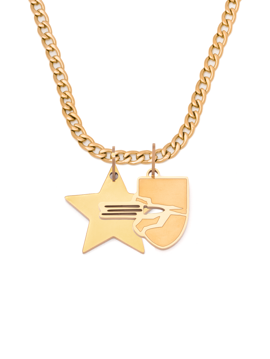 Stopping Power Perk Necklace (Gold)