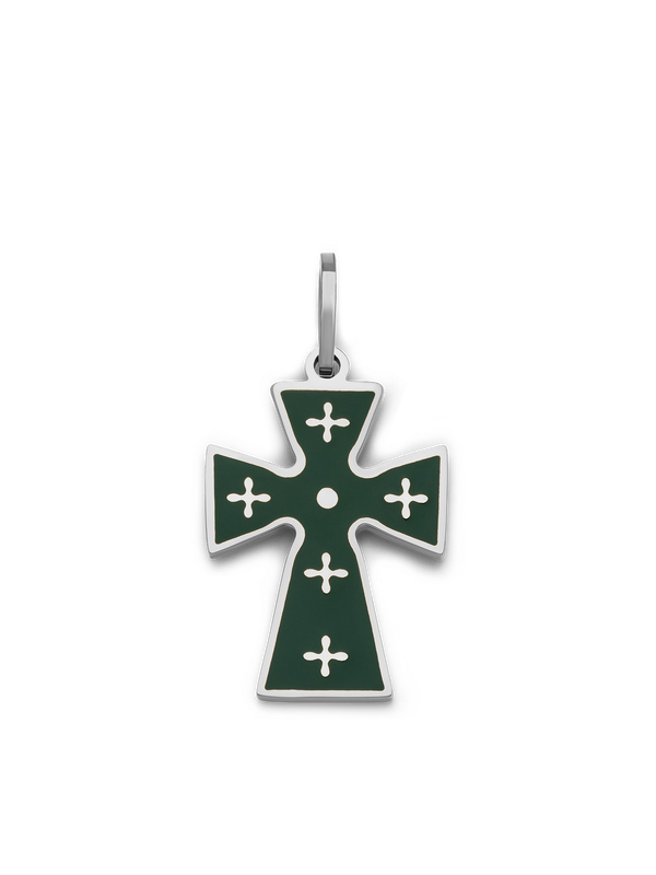 Enamel Cross Pendant