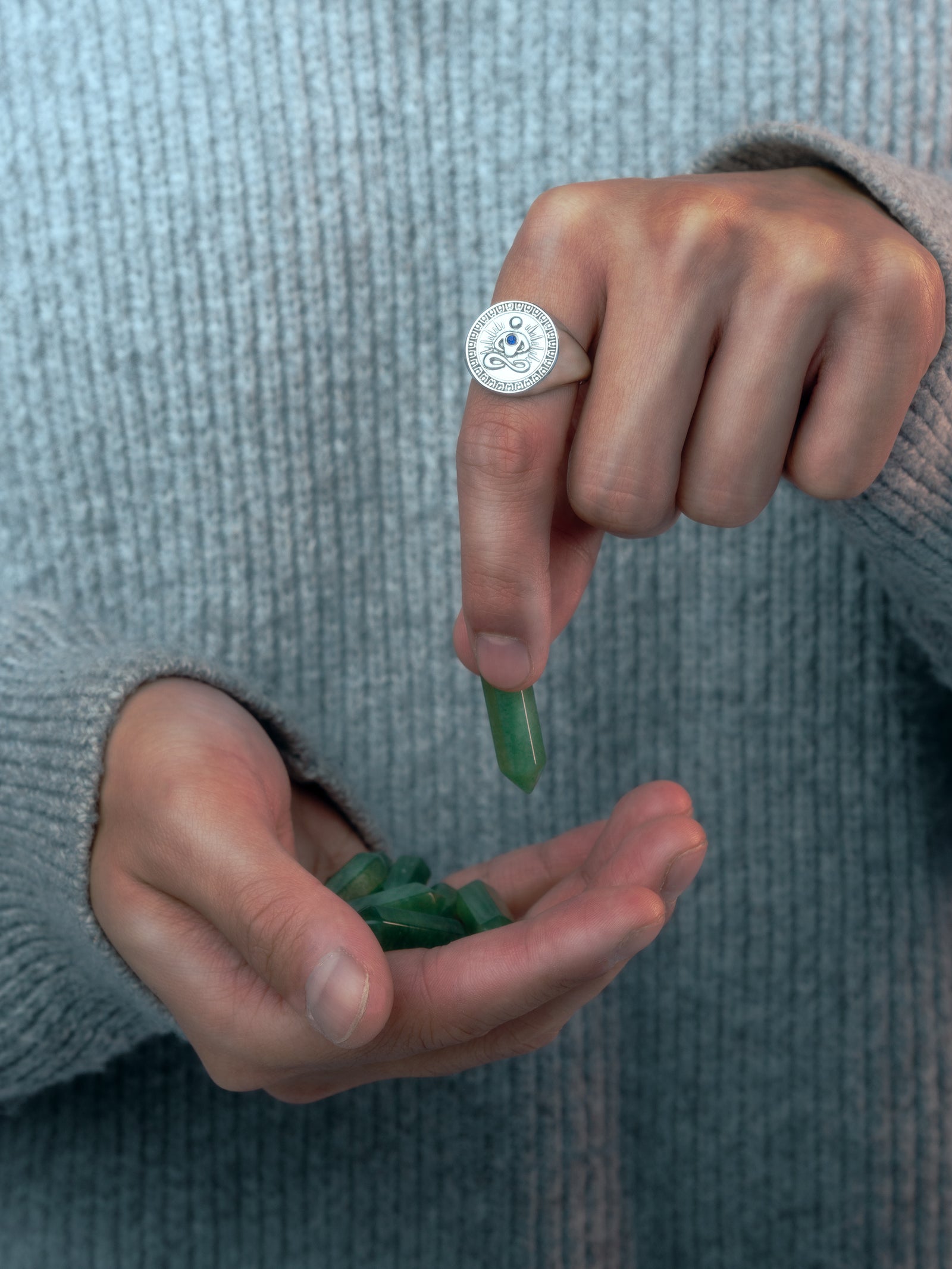 Model is wearing size #8