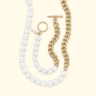 Pearls/Curb Set