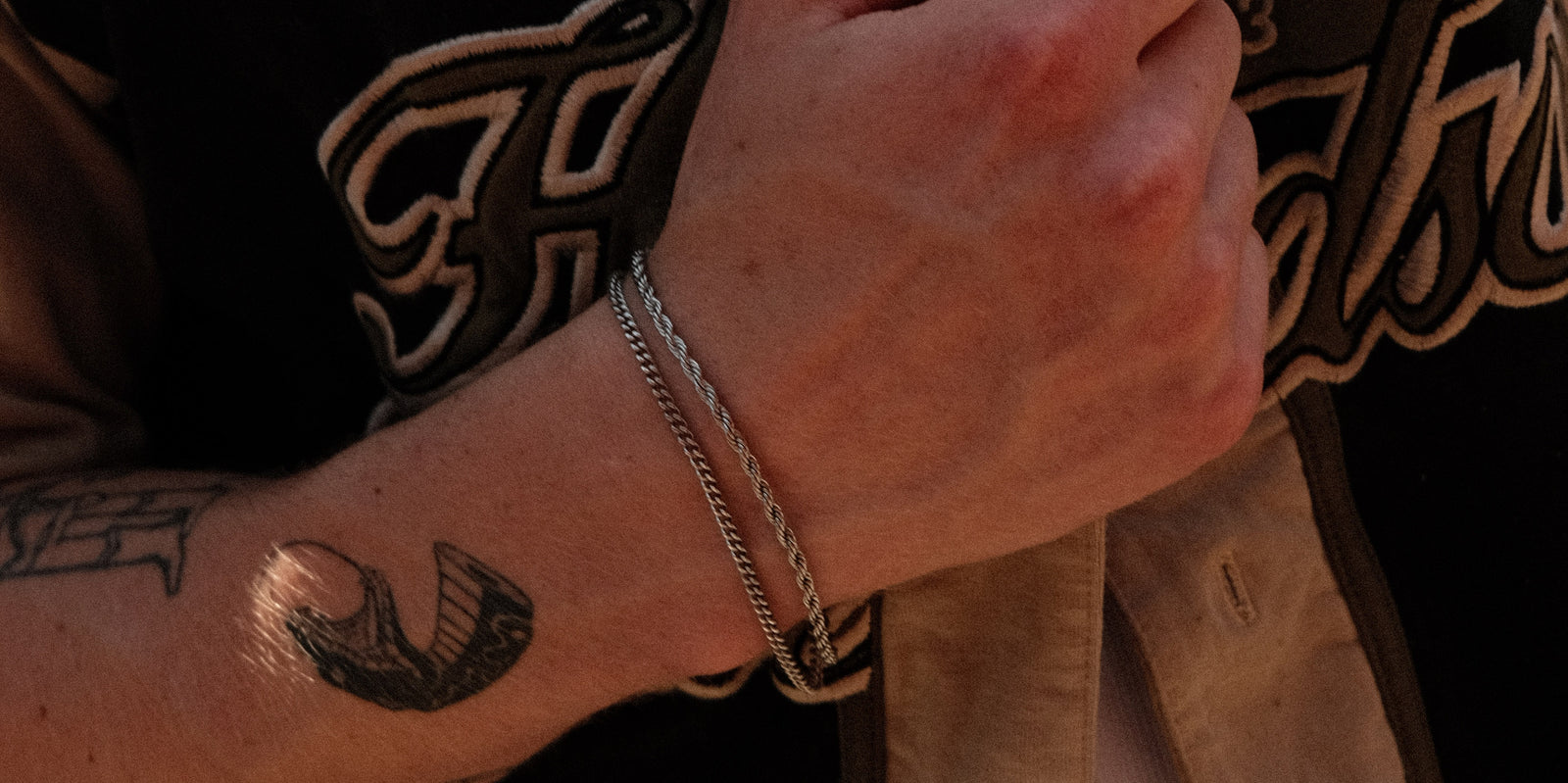 Everyday Stack Bracelet stacked on wrist