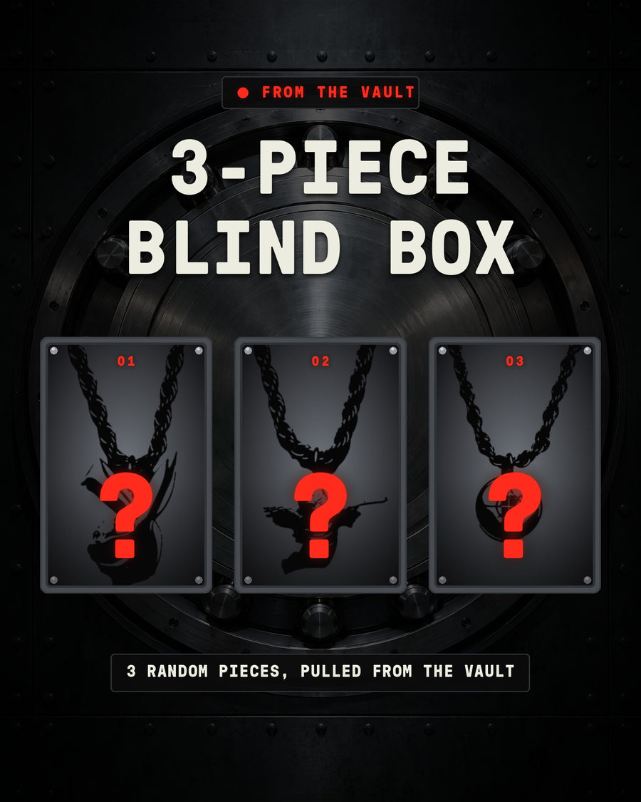 Gamba 3-Piece Blind Box: three mystery pendants from the Thryfty vault